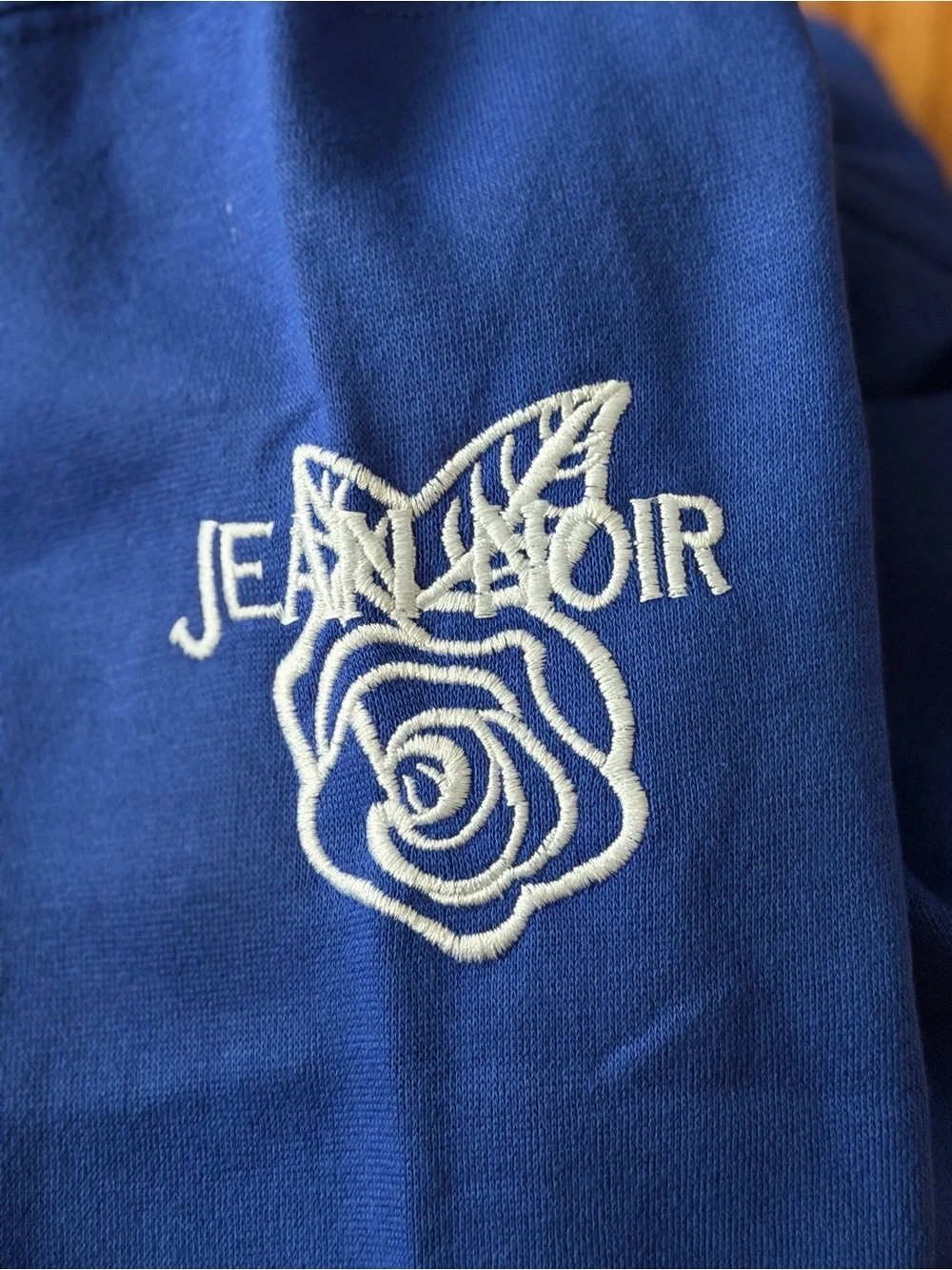 Blank NYC Royal Blue Graphic Zip-Up Hoodie for Men